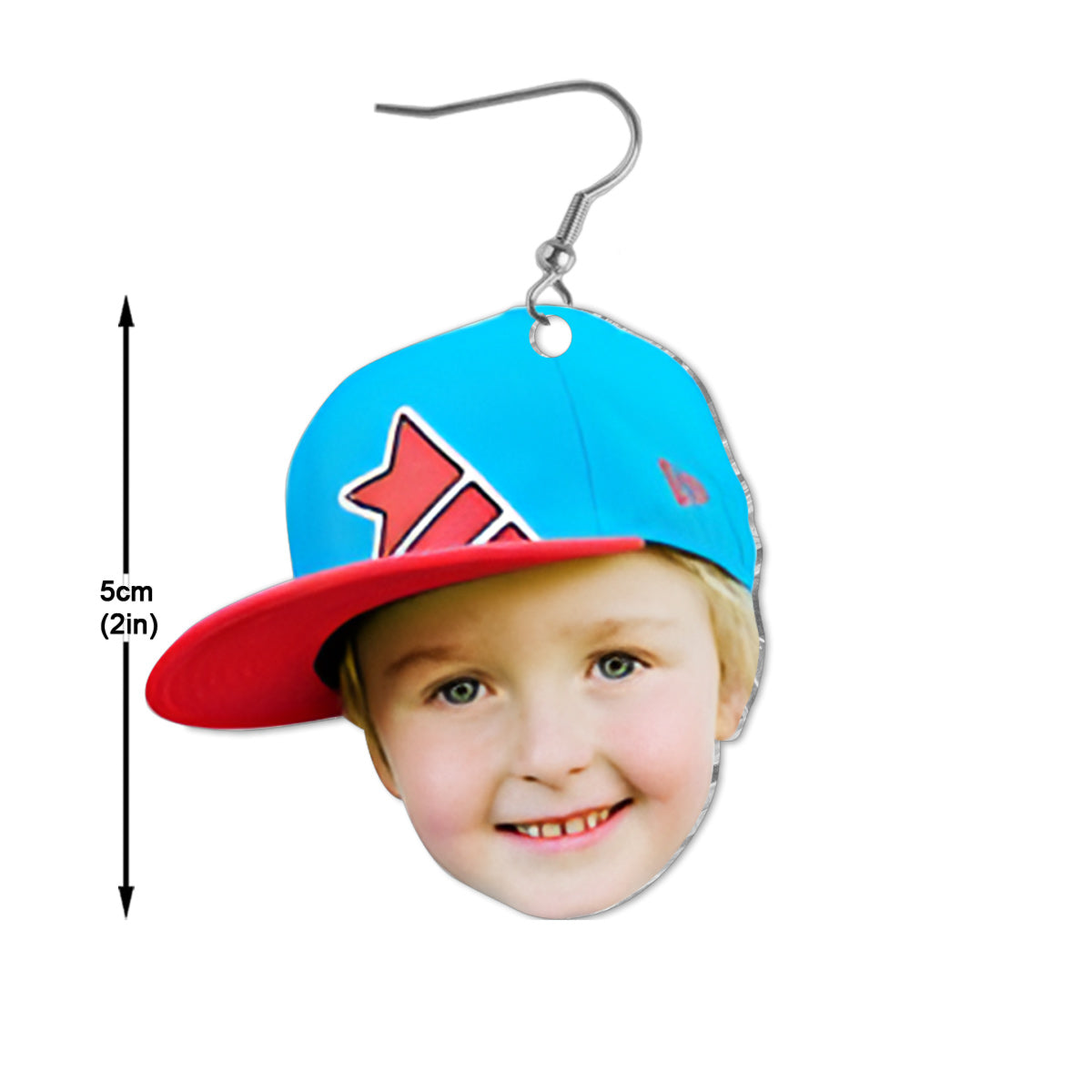 Personalisierte Foto-Ohrringe – Geschenk für Mama – Personalisierte Ohrringe