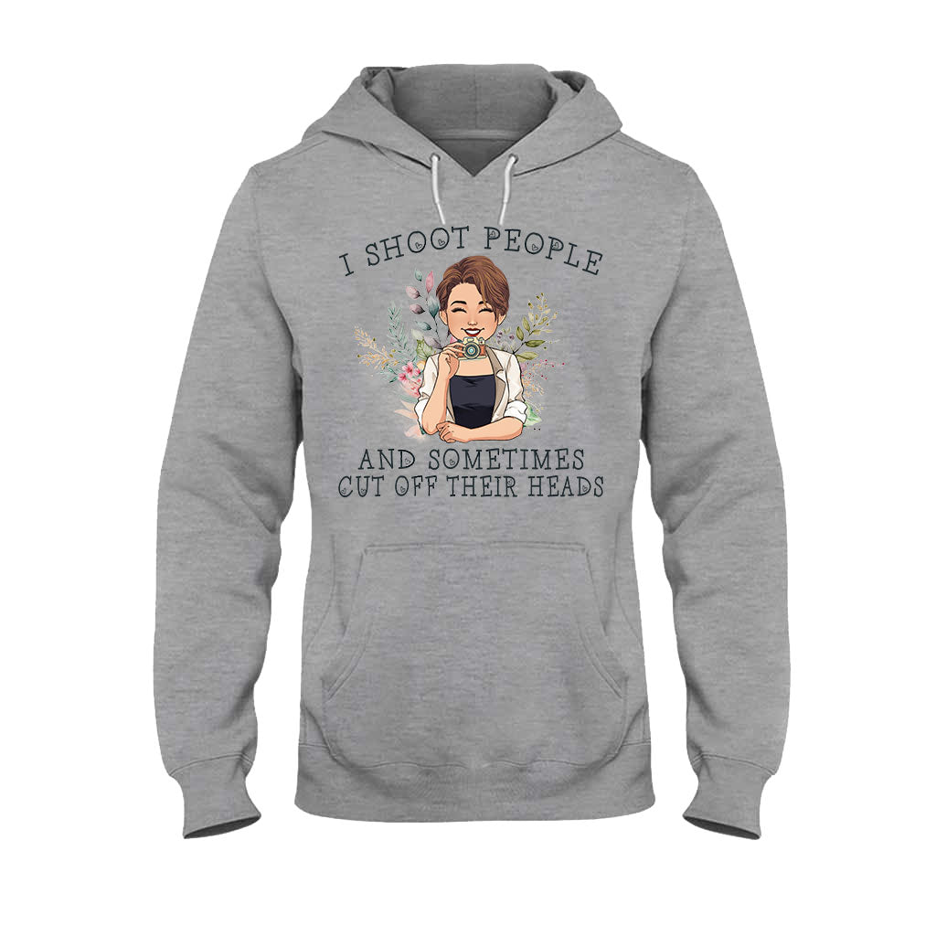 Ich fotografiere Menschen – Personalisiertes Fotografie-T-Shirt und Hoodie