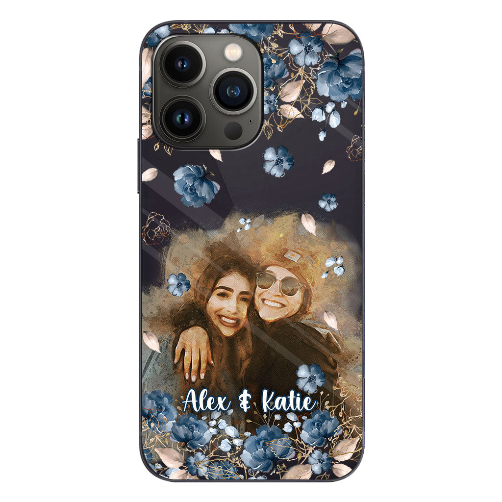 Bestie Matching Phone Case - Personalized Bestie Clear Phone Case