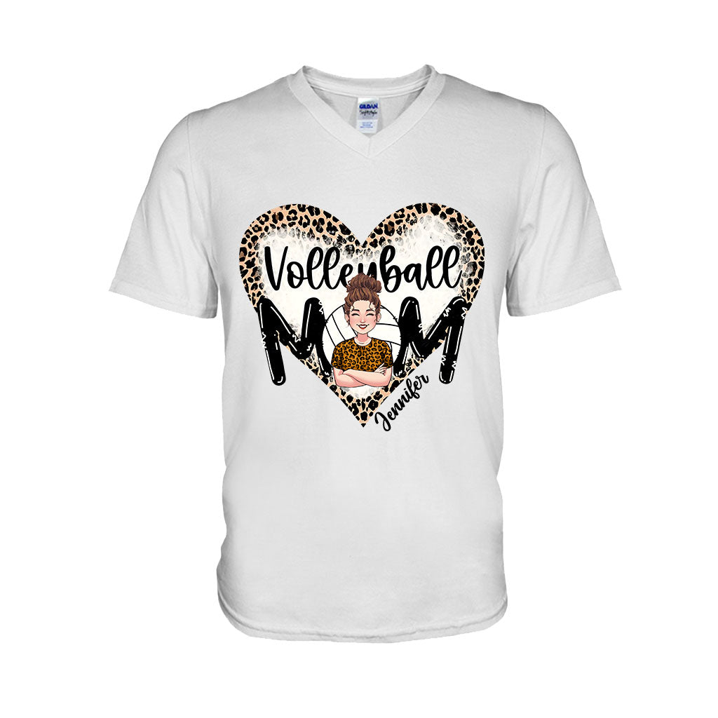Volleyball-Mama – Personalisiertes Volleyball-T-Shirt und Hoodie