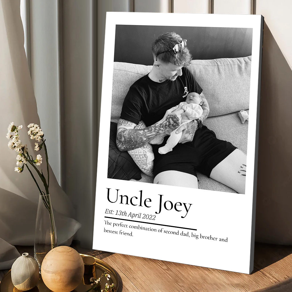 Best Uncle Ever - Personalized Uncle Canvas And Poster