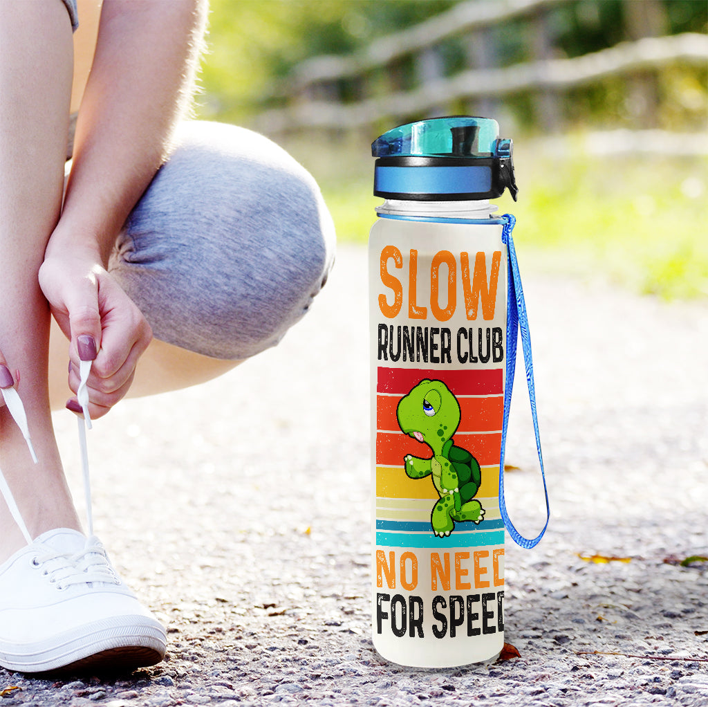 Slow Runner Club - Personalized Running Water Tracker Bottle