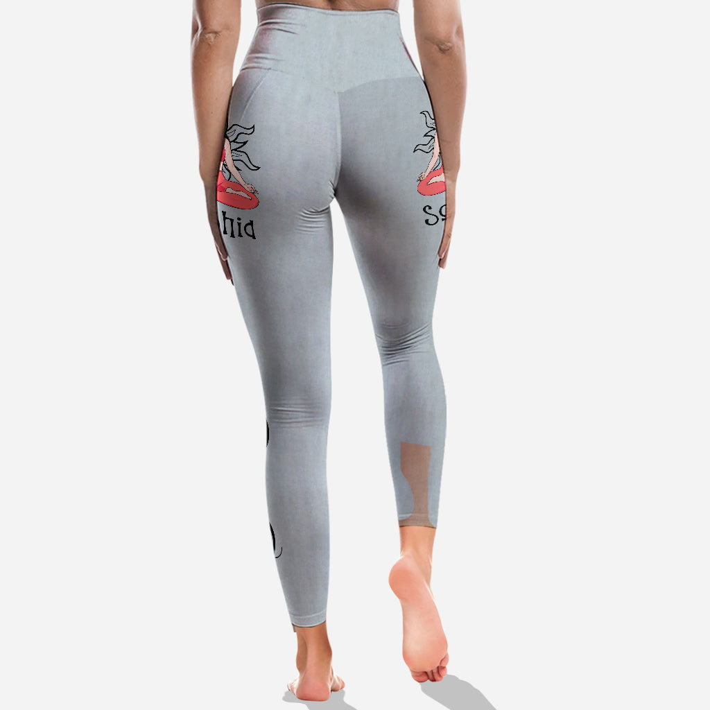 Namaste – Personalisierte Yoga-Leggings