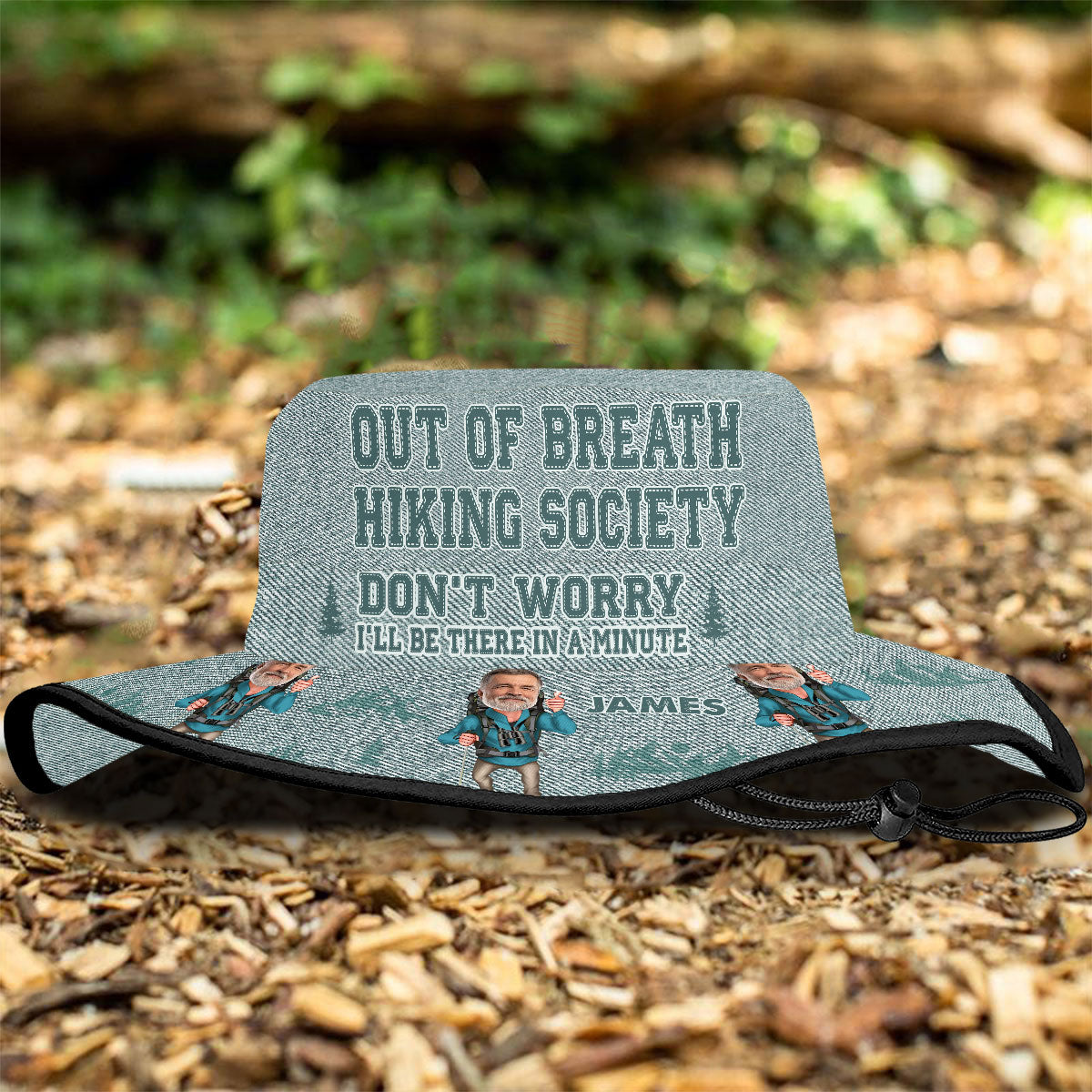 Out Of Breath Hiking Society - Personalisierter Wanderhut