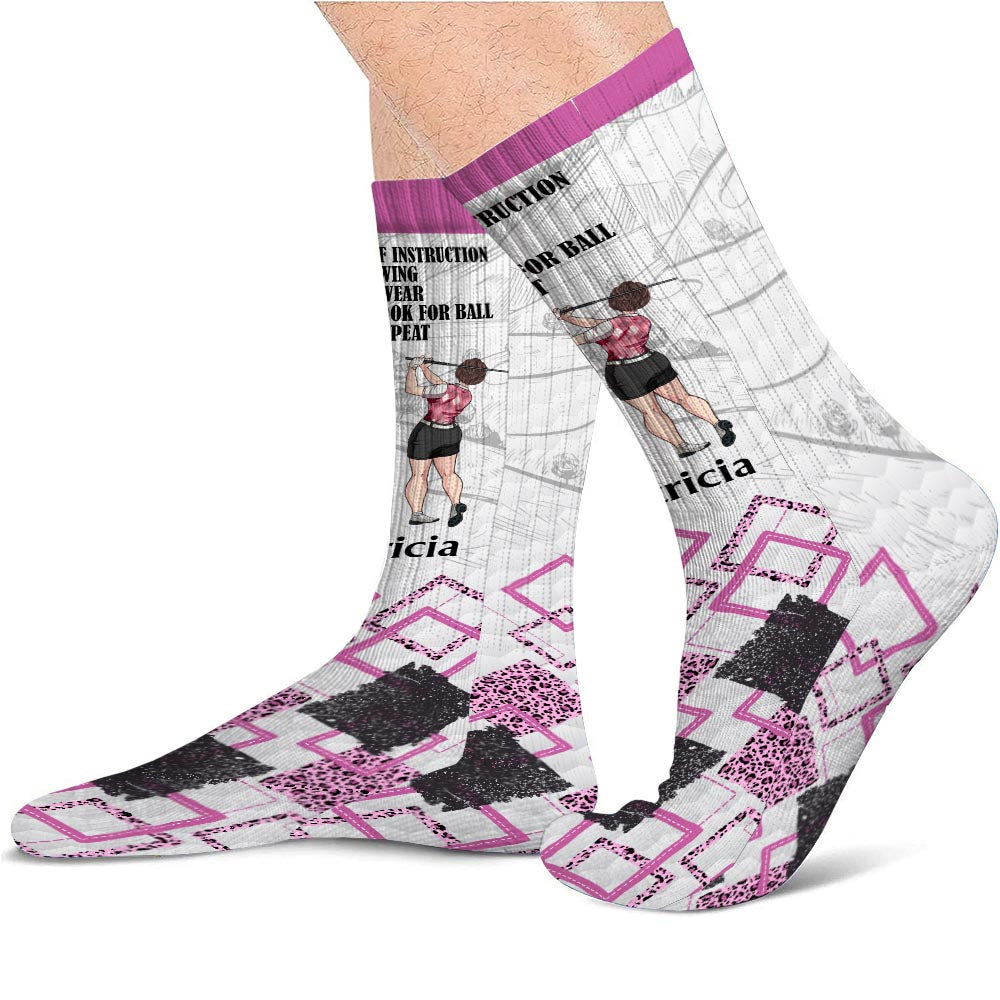 Golfunterricht – Personalisierte Golfsocken