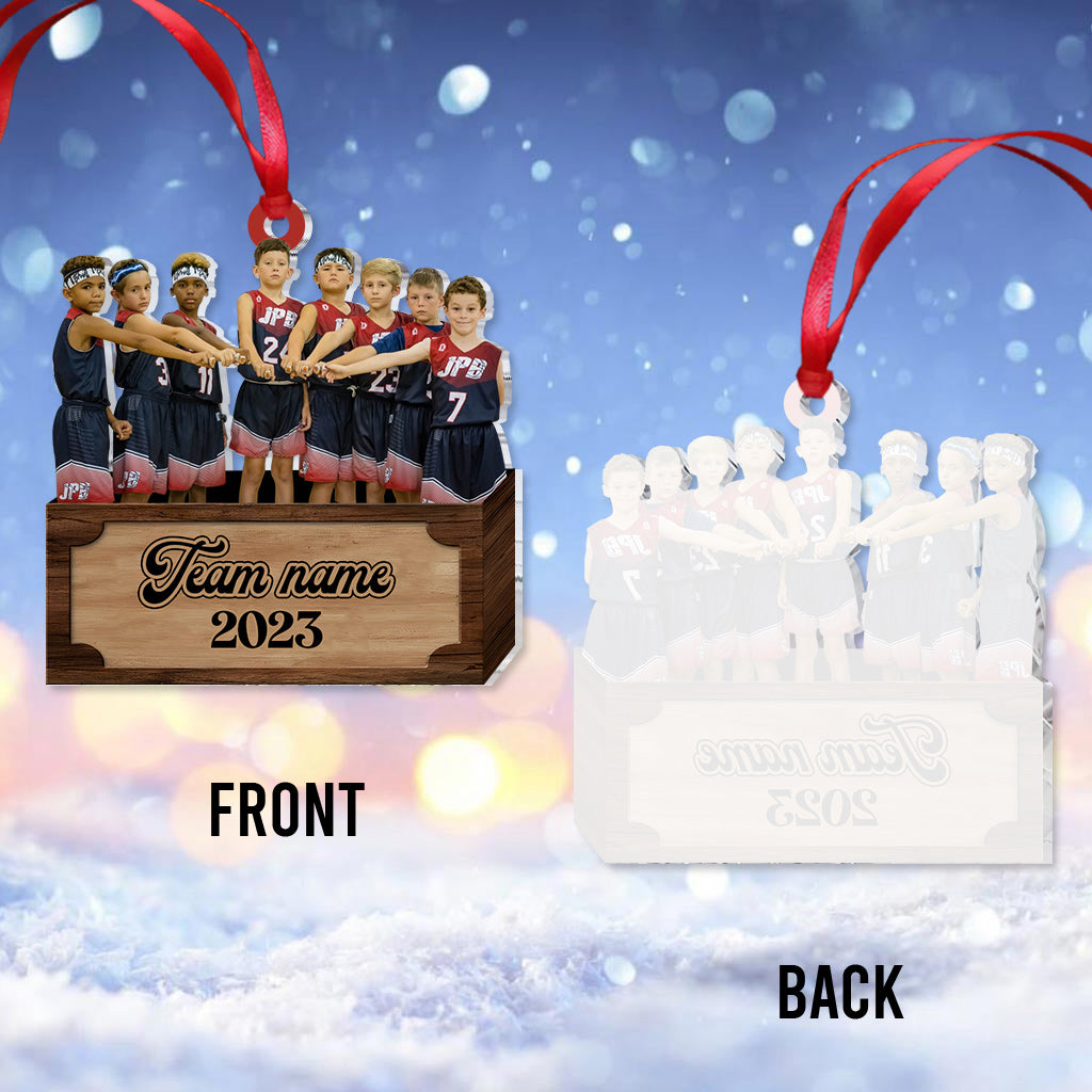 Basketball-Weihnachtsbaumschmuck – Personalisierter Basketball-Weihnachtsbaumschmuck