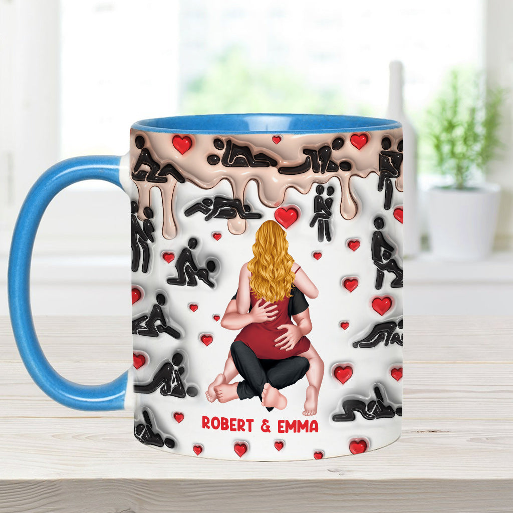Meine Lieblingsbeschäftigung ist mit dir - Personalisierte Tasse für Paare