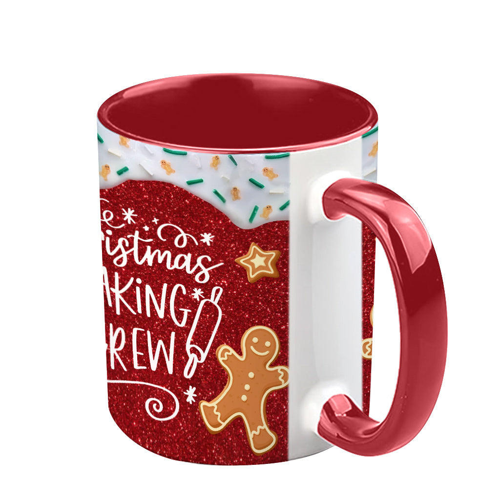 Weihnachtsbäckerteam – Personalisierte Backtasse