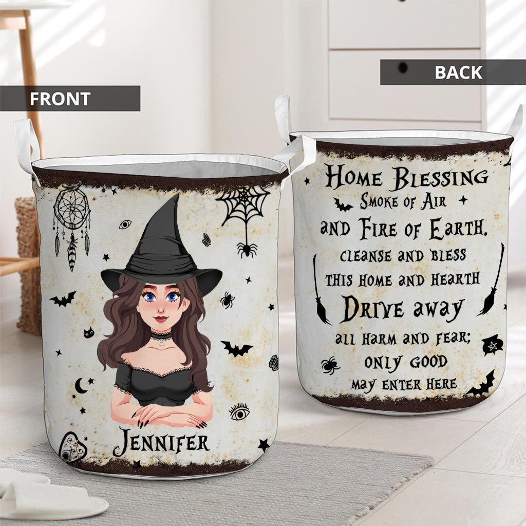 Home Blessing - Personalized Witch Storage Basket