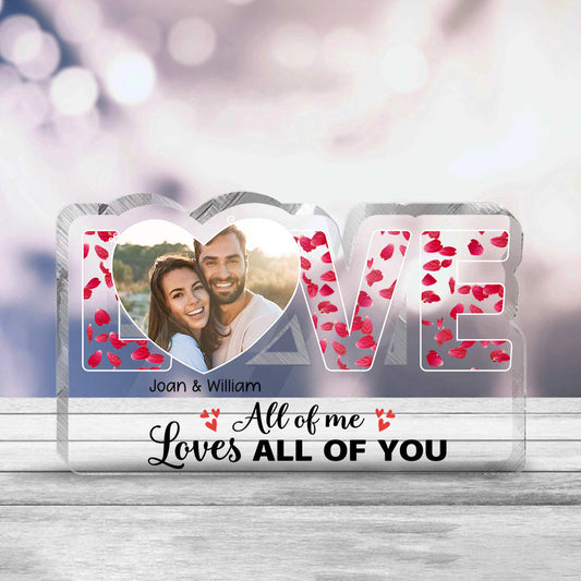 This Is Us - Couple gift for husband, wife, girlfriend, boyfriend - Personalized Custom Shaped Acrylic Plaque