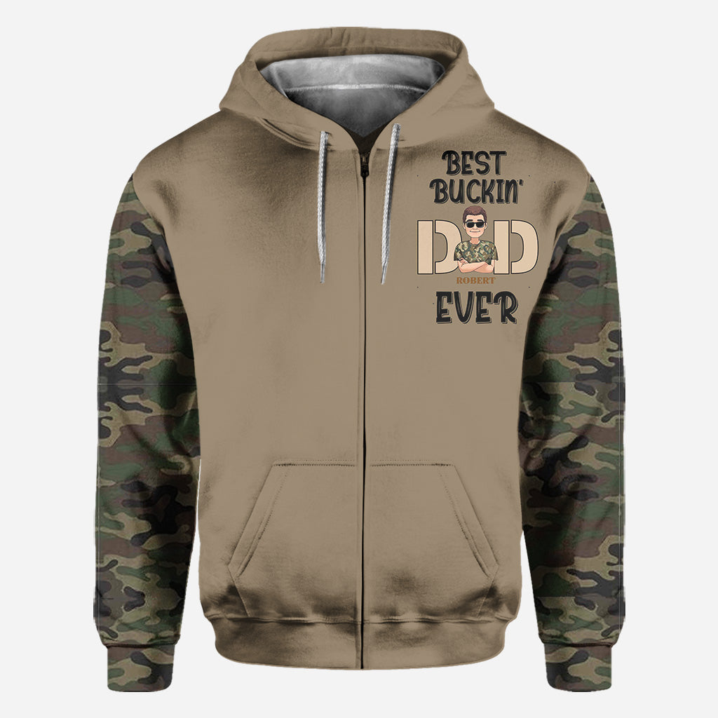 Bester Jagd-Papa - Personalisiertes Jagd-Shirt