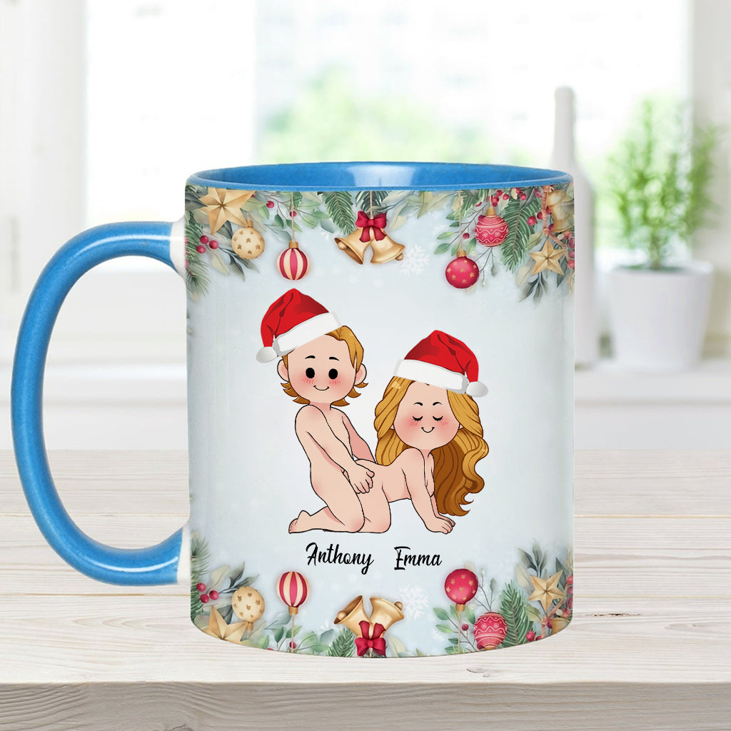 Weihnachten naht – Personalisierte Tasse für Paare