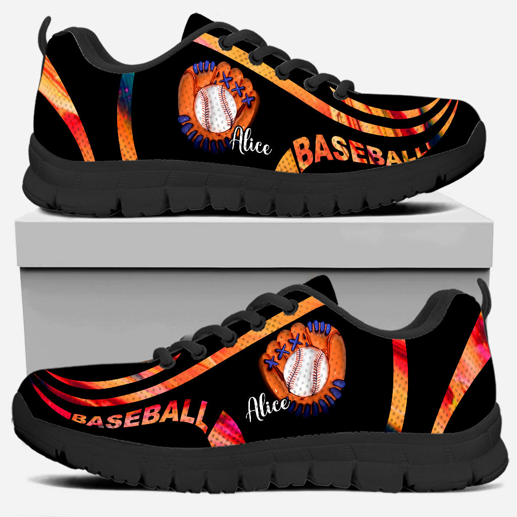 Baseball Mom - Personalized Baseball Sneakers