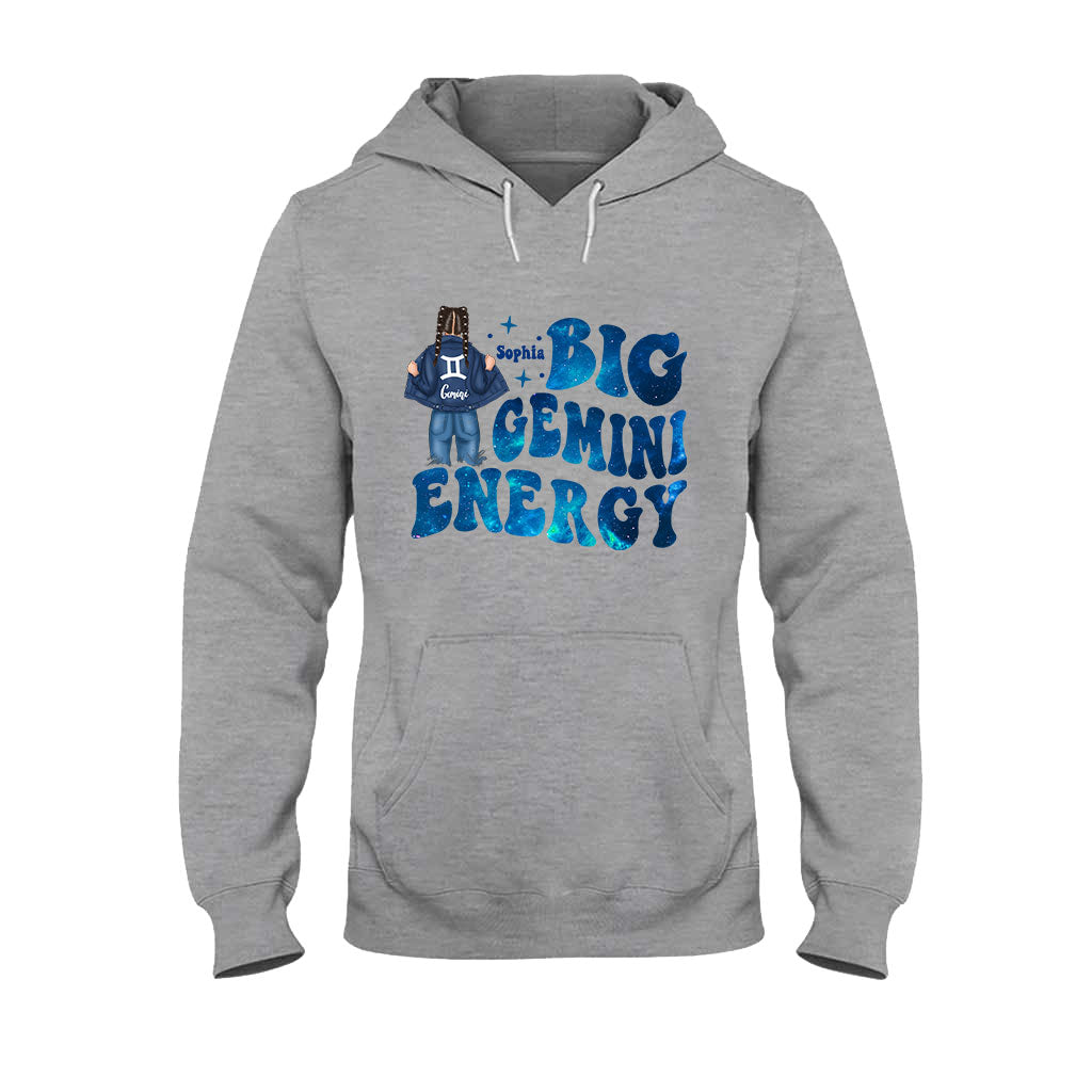 Große Energie – Personalisiertes Horoskop-T-Shirt und Hoodie