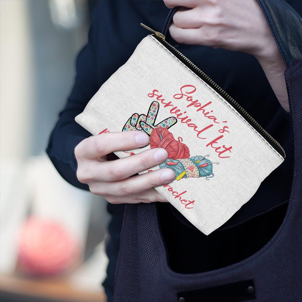 Peace Love Crochet – Personalisierte Häkeltasche