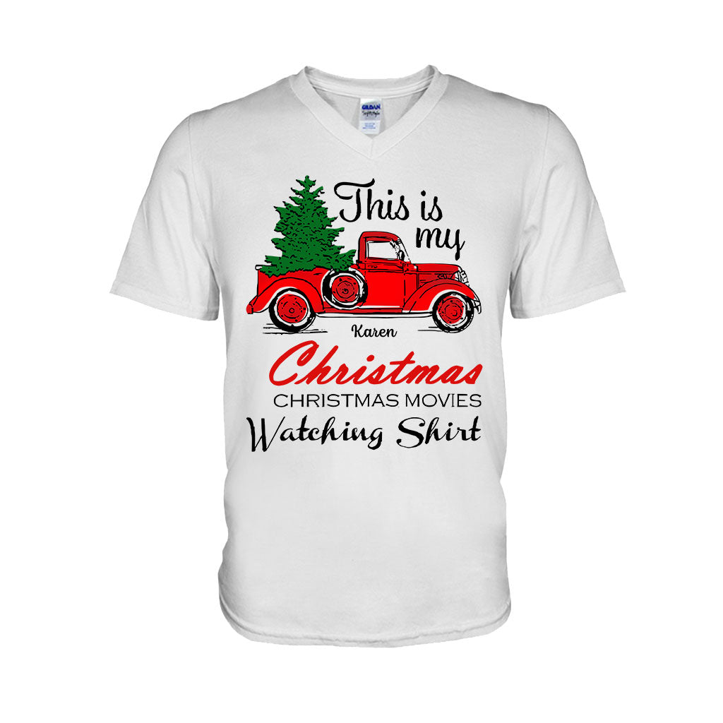 Das ist mein Weihnachtsfilm-Shirt – personalisiertes Weihnachts-T-Shirt und Hoodie