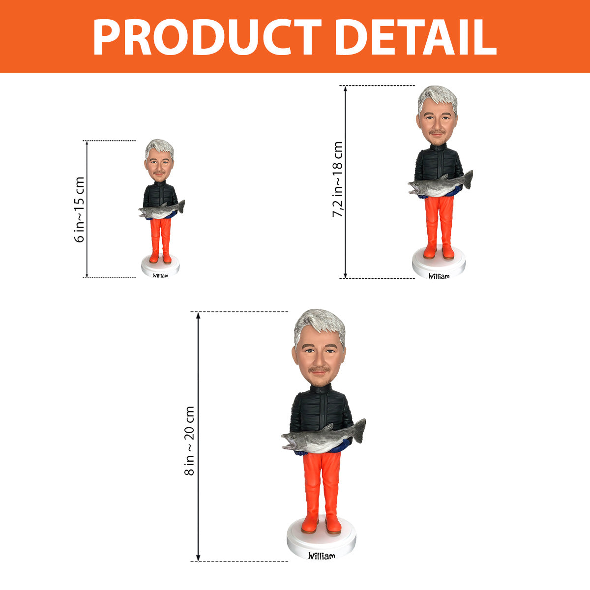 Angel-Wackelkopffigur – Personalisierte Angel-Wackelkopffigur