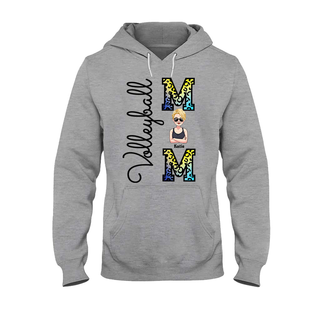 Volleyball-Mama – Personalisiertes Volleyball-T-Shirt und Hoodie