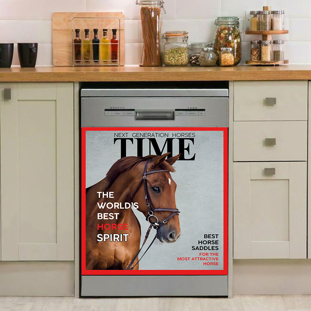 Magazine Covers - Personalized Horse Dishwasher Cover