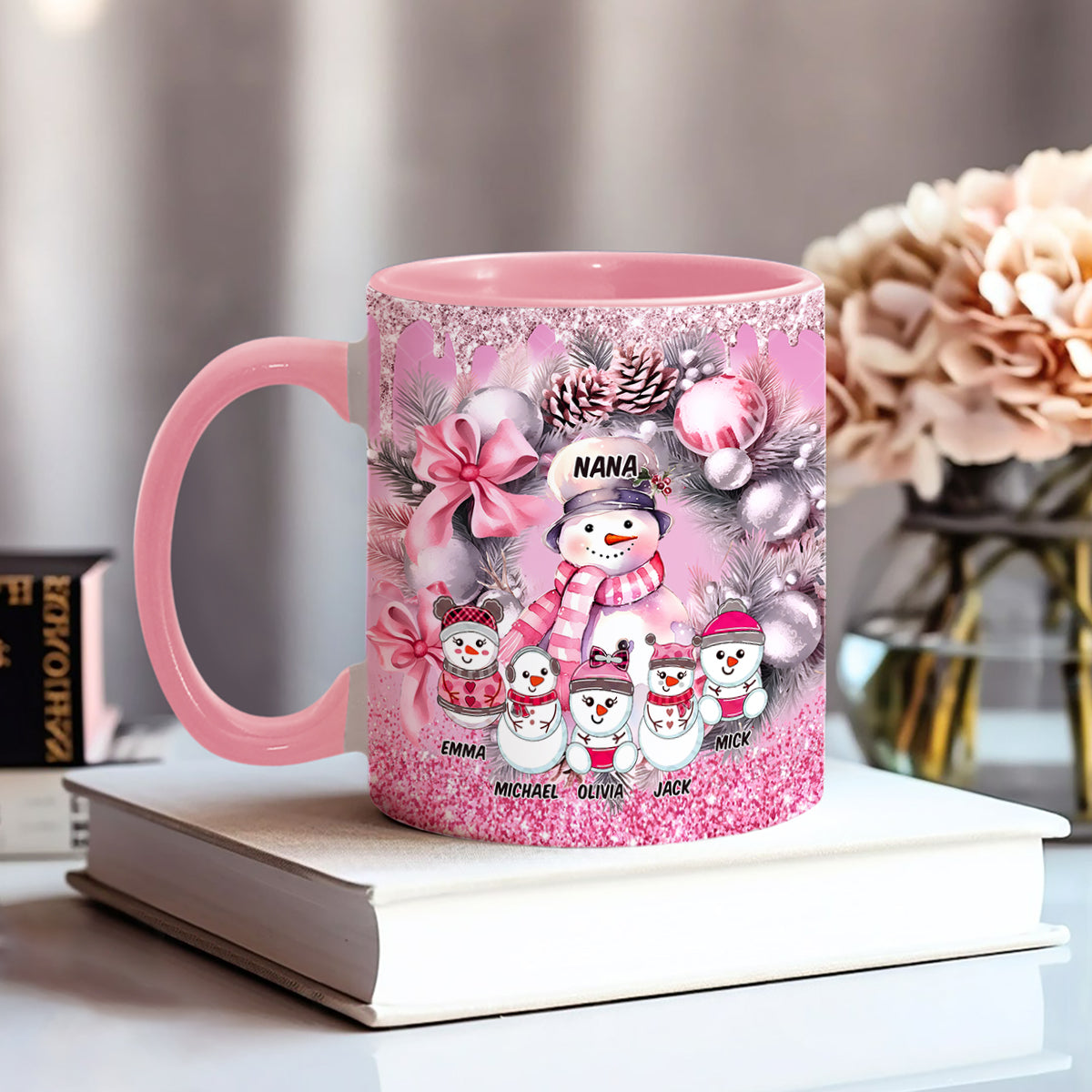 Great Nana - Personalized Grandma Accent Mug