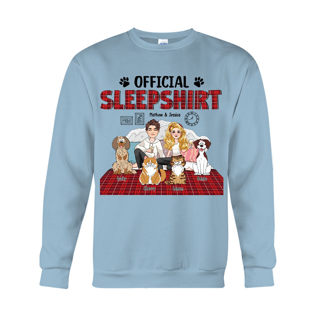 Offizielles Schlafshirt – Personalisiertes Hunde-T-Shirt und Hoodie
