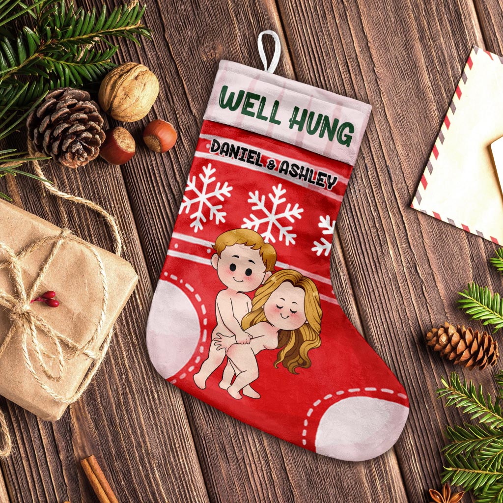 Gut bestückt – personalisierte Weihnachtsstrümpfe für Paare
