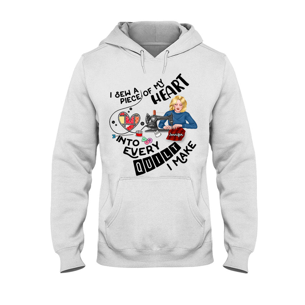 Ich nähe ein Stück meines Herzens – personalisiertes Näh-T-Shirt und Hoodie