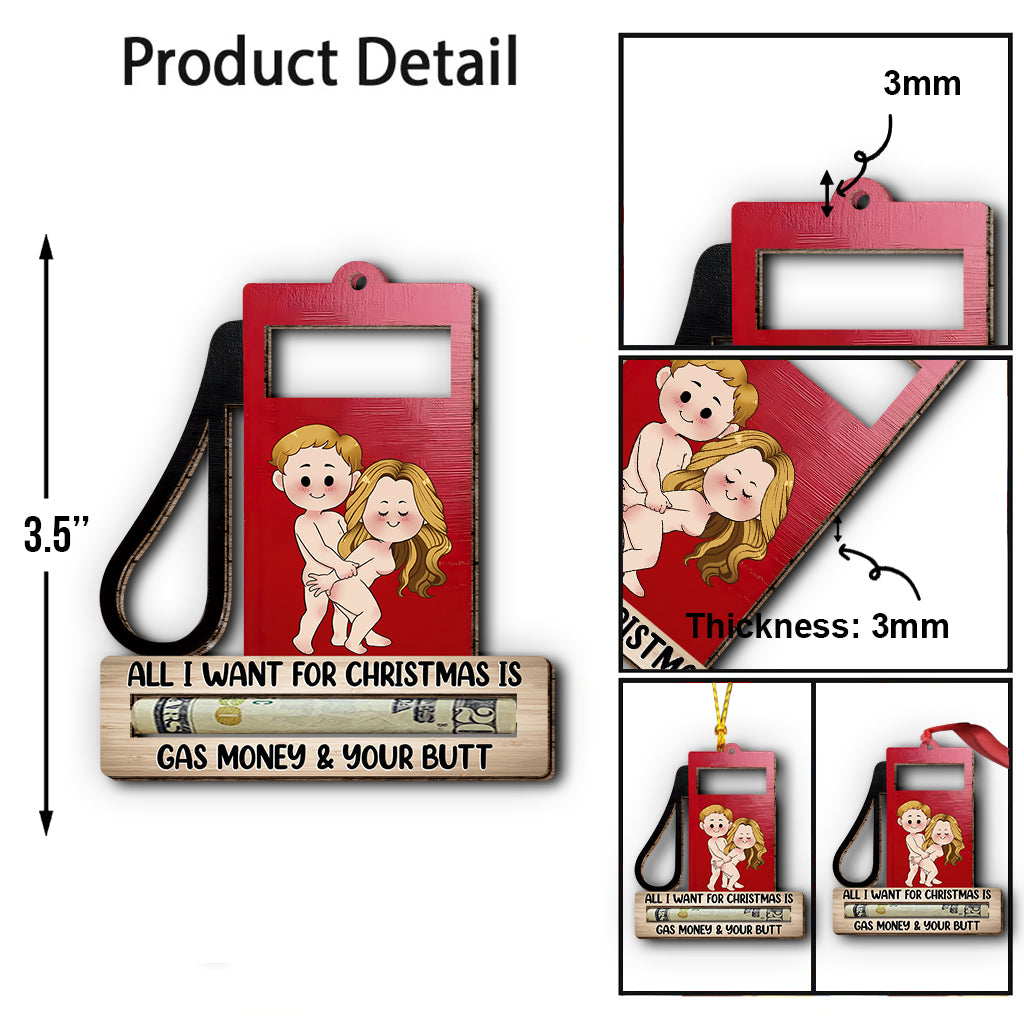 Alles, was ich mir zu Weihnachten wünsche – Geschenk für Ehemann, Freund, Ehefrau, Freundin – Personalisierter Weihnachtsschmuck