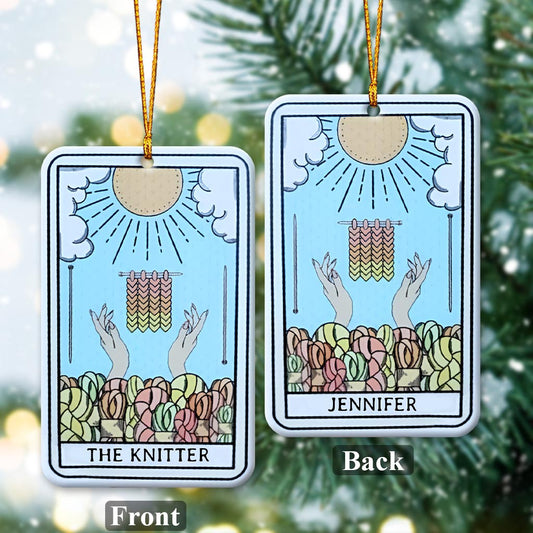 The Knitter - Personalized Knitting Ornament