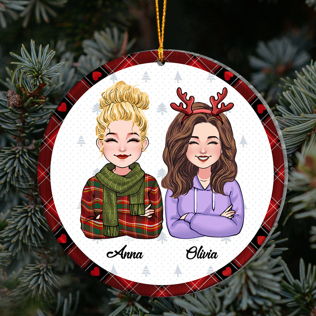 Ein Job hat uns zu Kollegen gemacht – Personalisierter Kollegen-Weihnachtsbaumschmuck