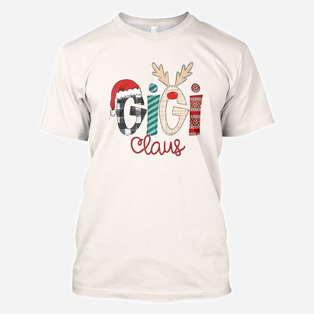 Gigi Claus - Personalized Grandma All Over Shirt