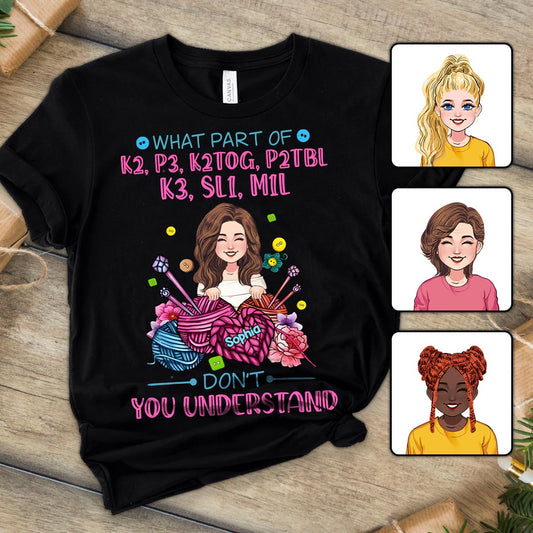 Don't You Understand - Personalized Knitting T-shirt And Hoodie