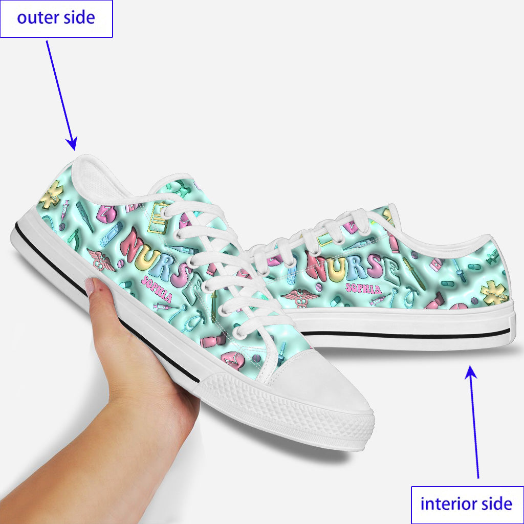 Nurse Life – Personalisierte Krankenschwester-Sneaker