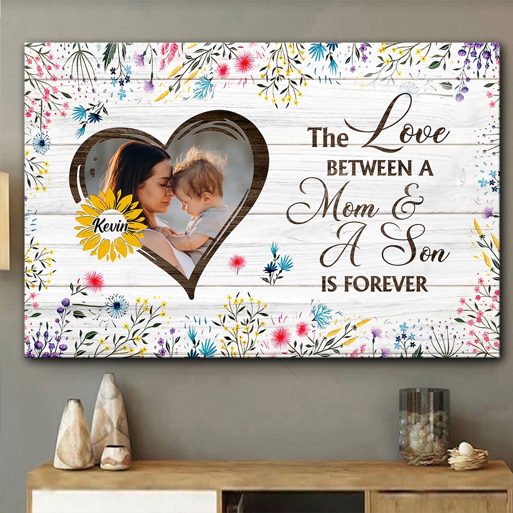 Wenn Mütter Blumen wären – Personalisierte Leinwand und Poster für Mütter
