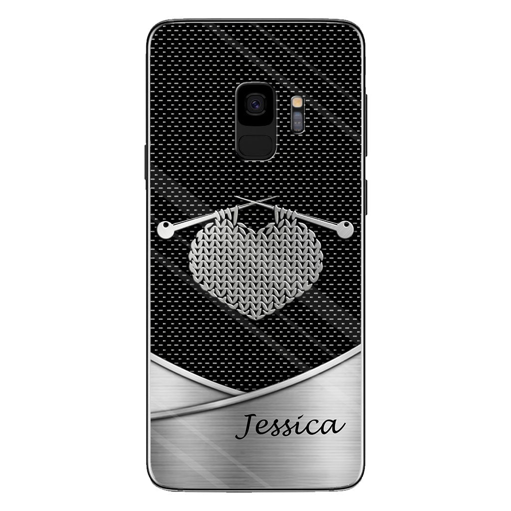 Love Knitting - Personalized Knitting Phone Case
