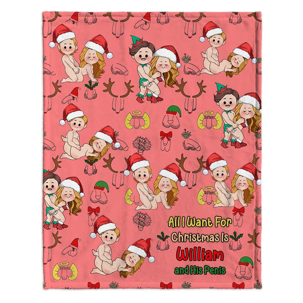 Alles, was ich mir zu Weihnachten wünsche – Personalisierte Pärchendecke