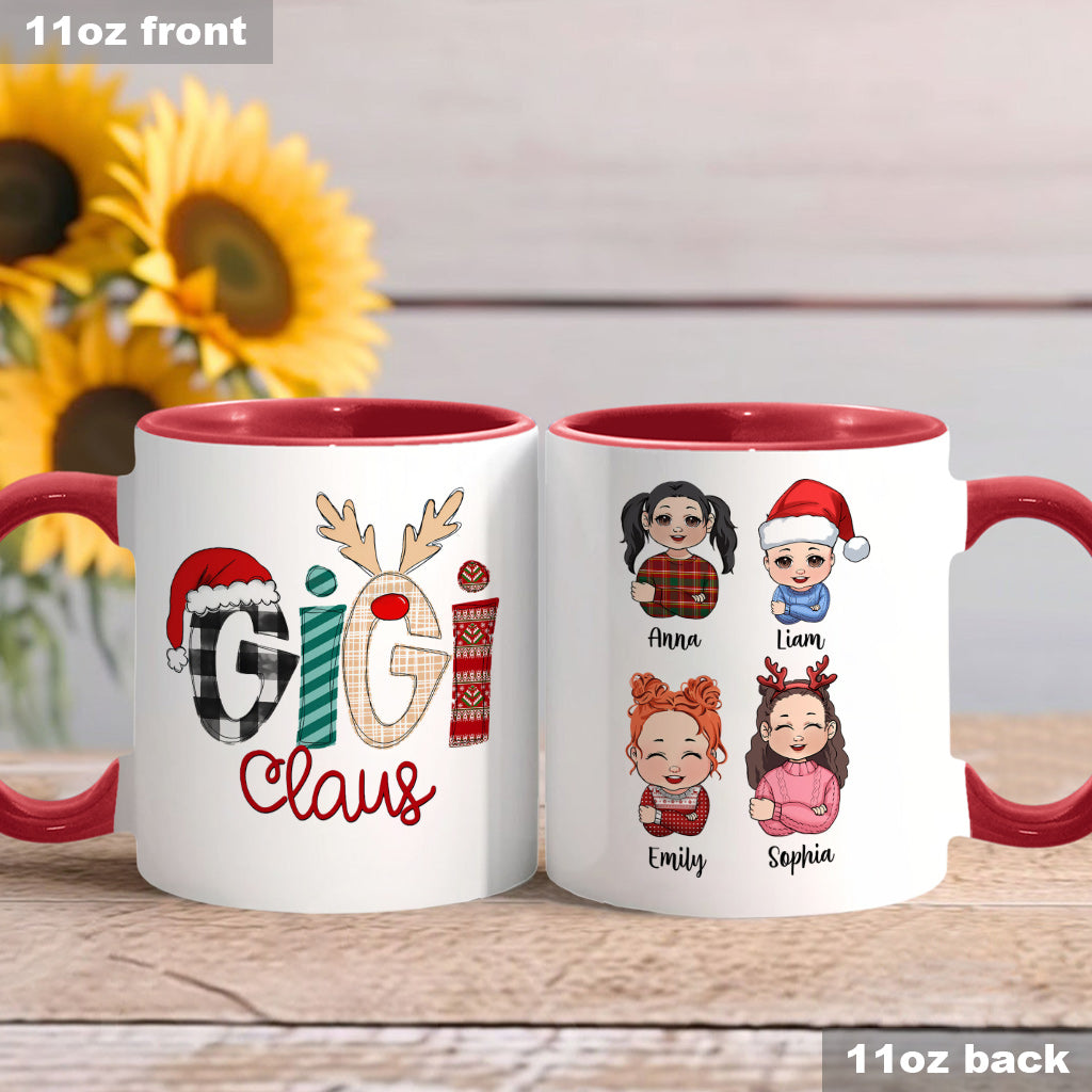 Gigi Claus - Personalisierte Tasse mit Oma-Akzent