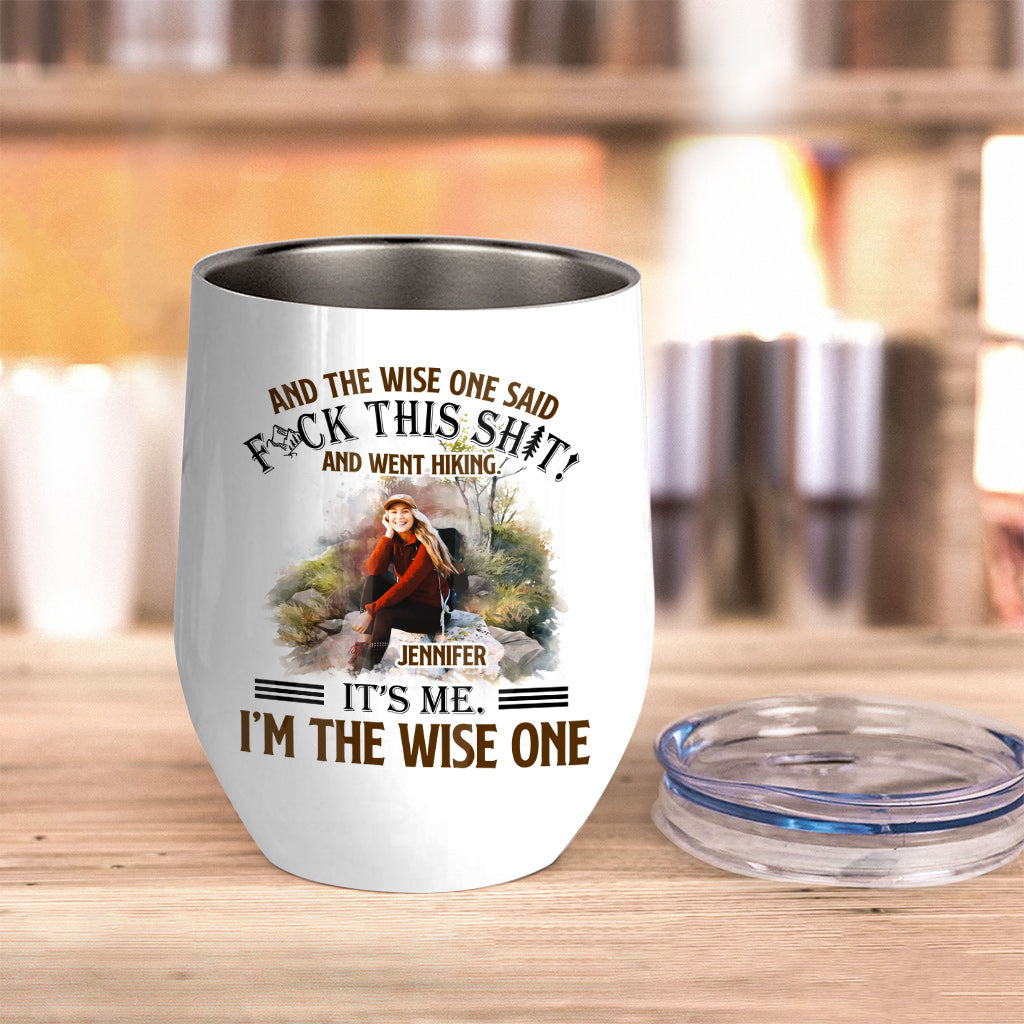 Und der Weise sprach – Personalisierter Wander-Weinbecher