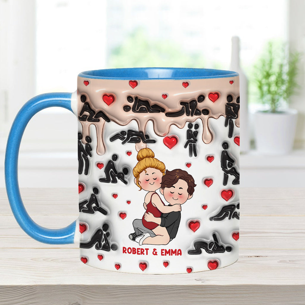Meine Lieblingsbeschäftigung ist mit dir - Personalisierte Tasse für Paare