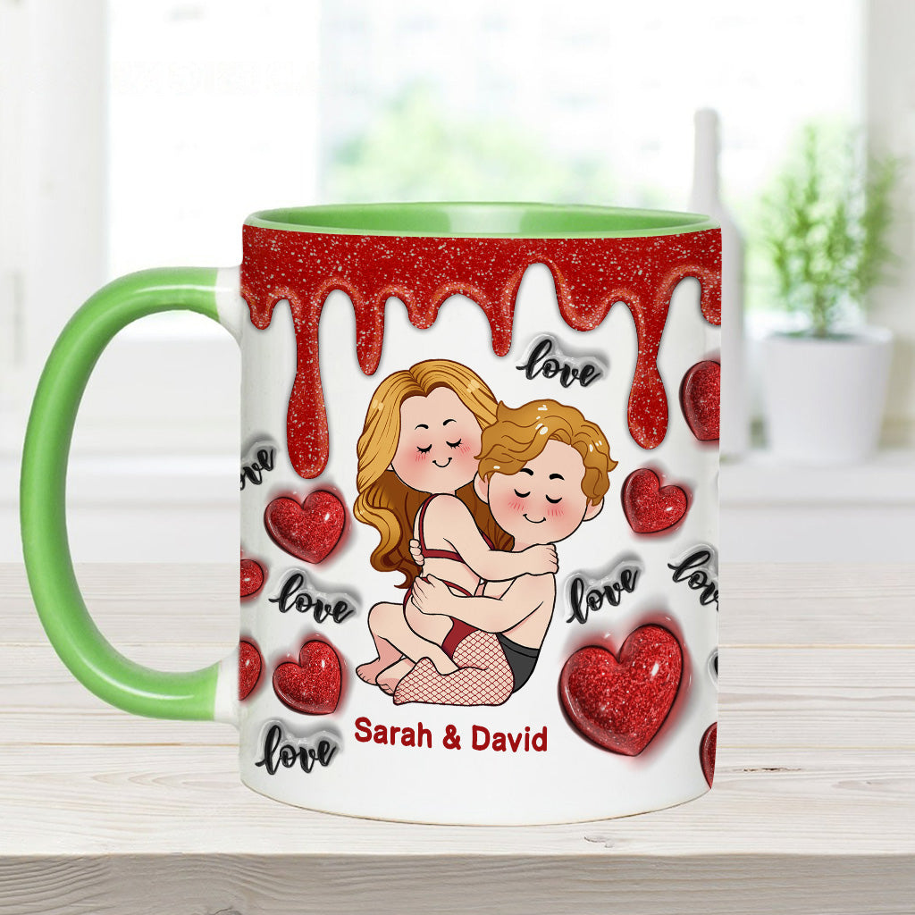 Ich liebe dich – Personalisierte Tasse für Paare