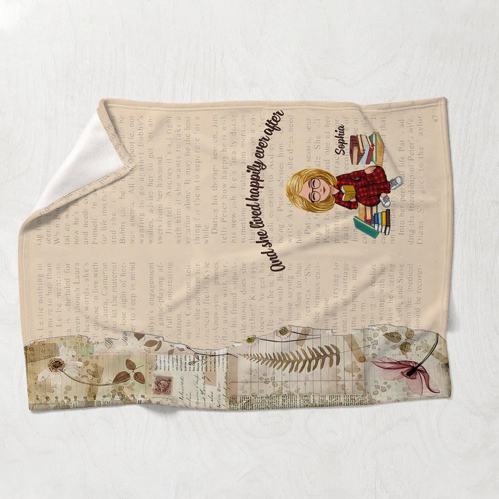 This Is My Reading Blanket - Book gift for mom, daughter, girlfriend, wife - Personalized Blanket