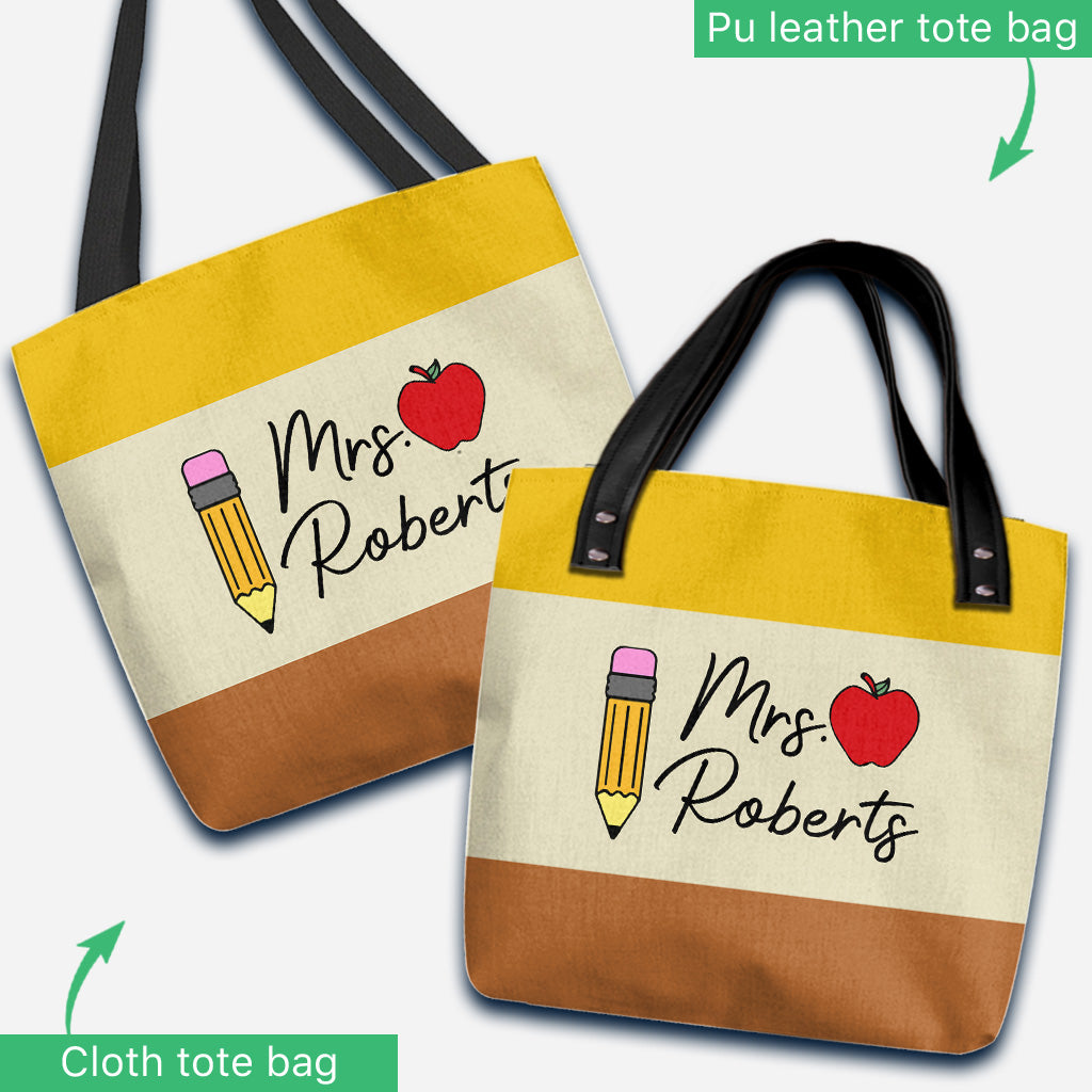 Eine großartige Lehrerin – personalisierte Lehrertasche