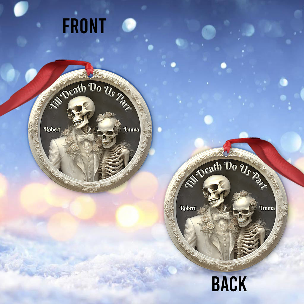 Bis dass der Tod uns scheidet – Personalisierter Totenkopf-Anhänger