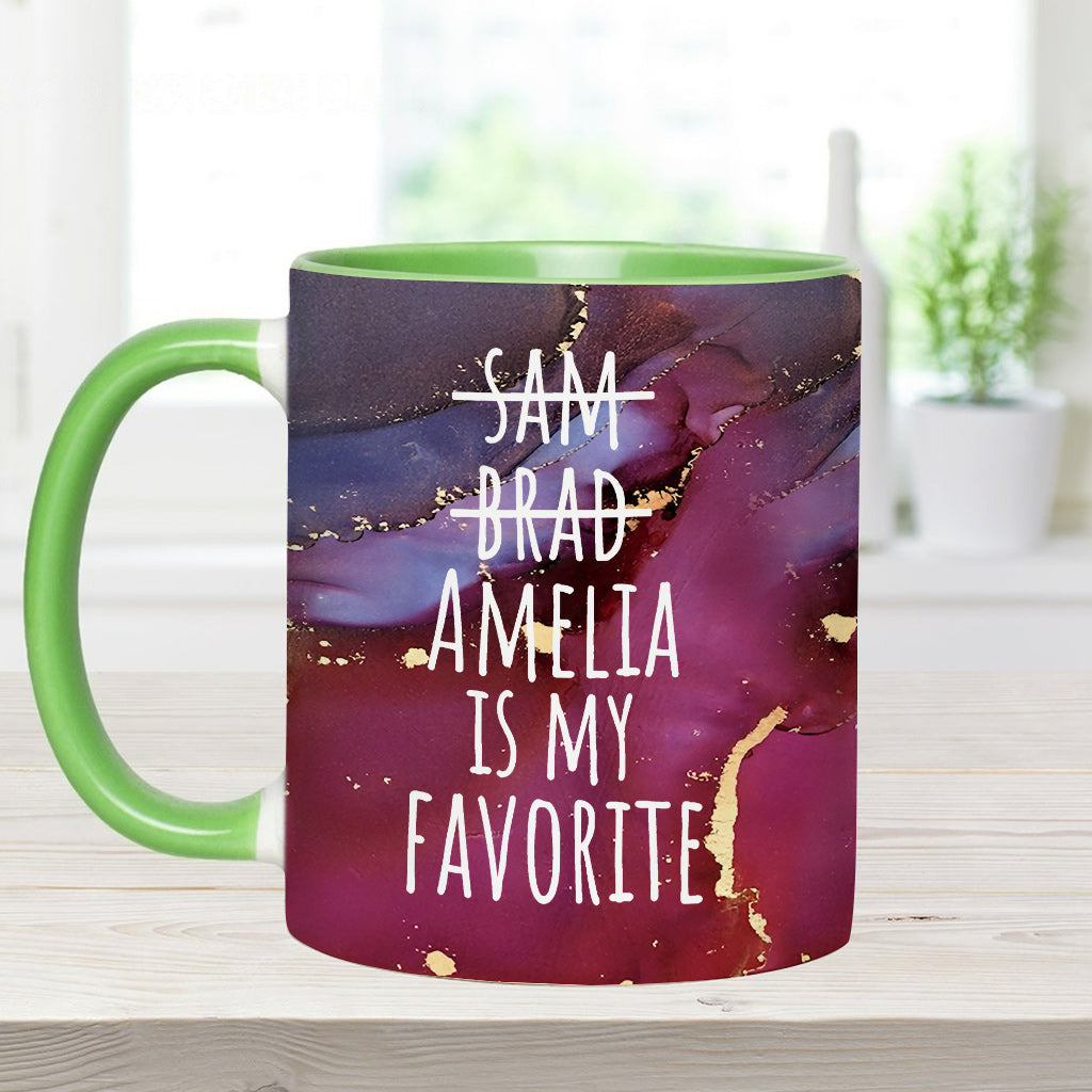 My Favorite Kid - Personalized Mother Accent Mug