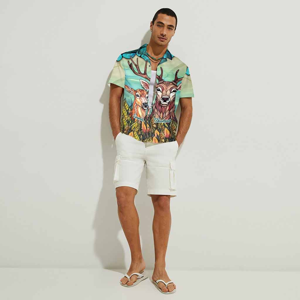 Du und ich, wir schaffen das – personalisiertes Jagd-Hawaiihemd