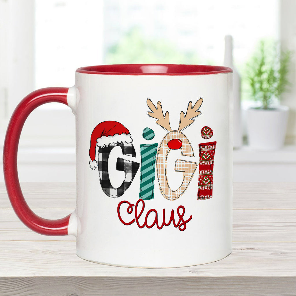 Gigi Claus - Personalisierte Tasse mit Oma-Akzent