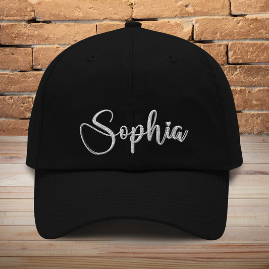 Personalisierte klassische Kappe mit Stickerei – Individueller Name für Stiefmütter