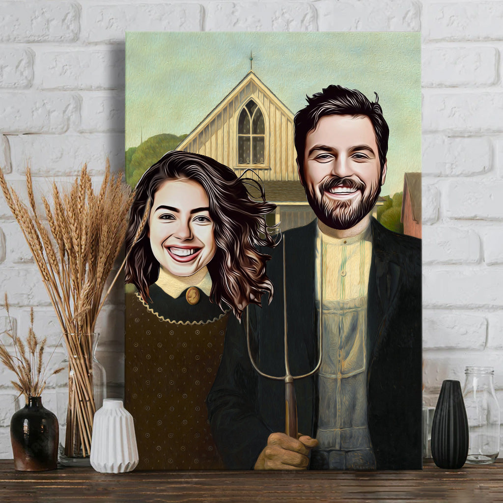 Lustiges Geschenk für Horrorfilm-Fans – Personalisierte Halloween-Leinwand und Poster