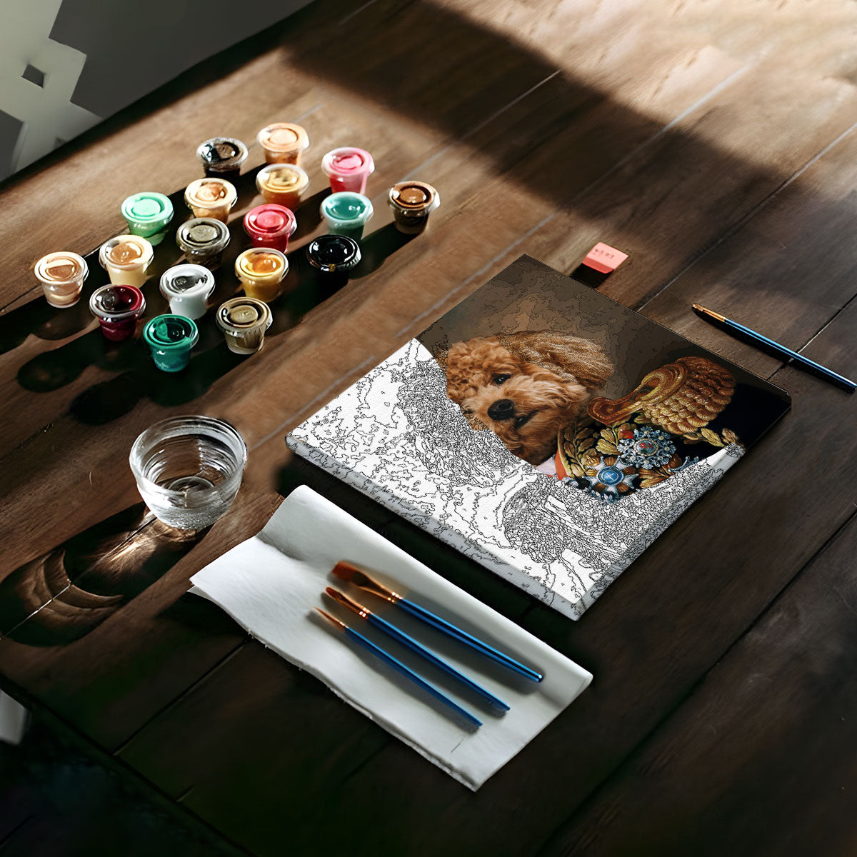 Royal Pets – Personalisiertes Malen-nach-Zahlen-Set mit Hundemotiv