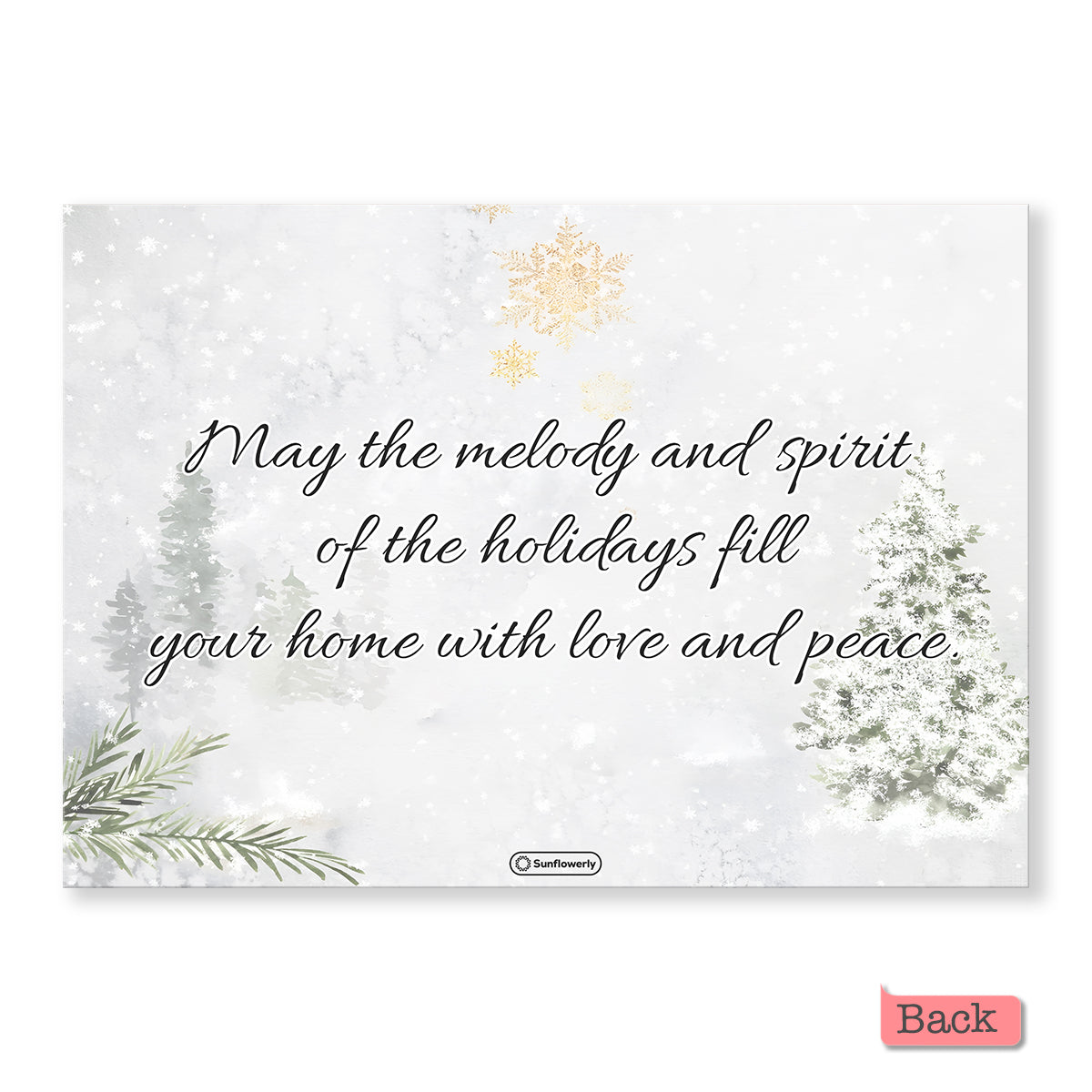 Merry Christmas - Personalized Family Greeting Card